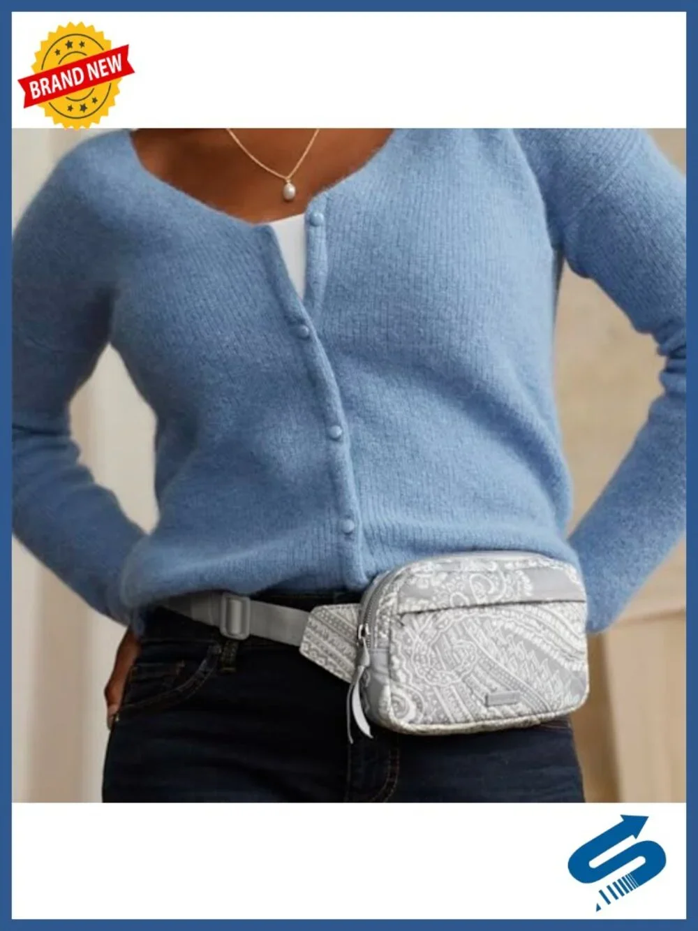 Performance Twill Mini Belt Bag Sling Crossbody - Adjustable Strap